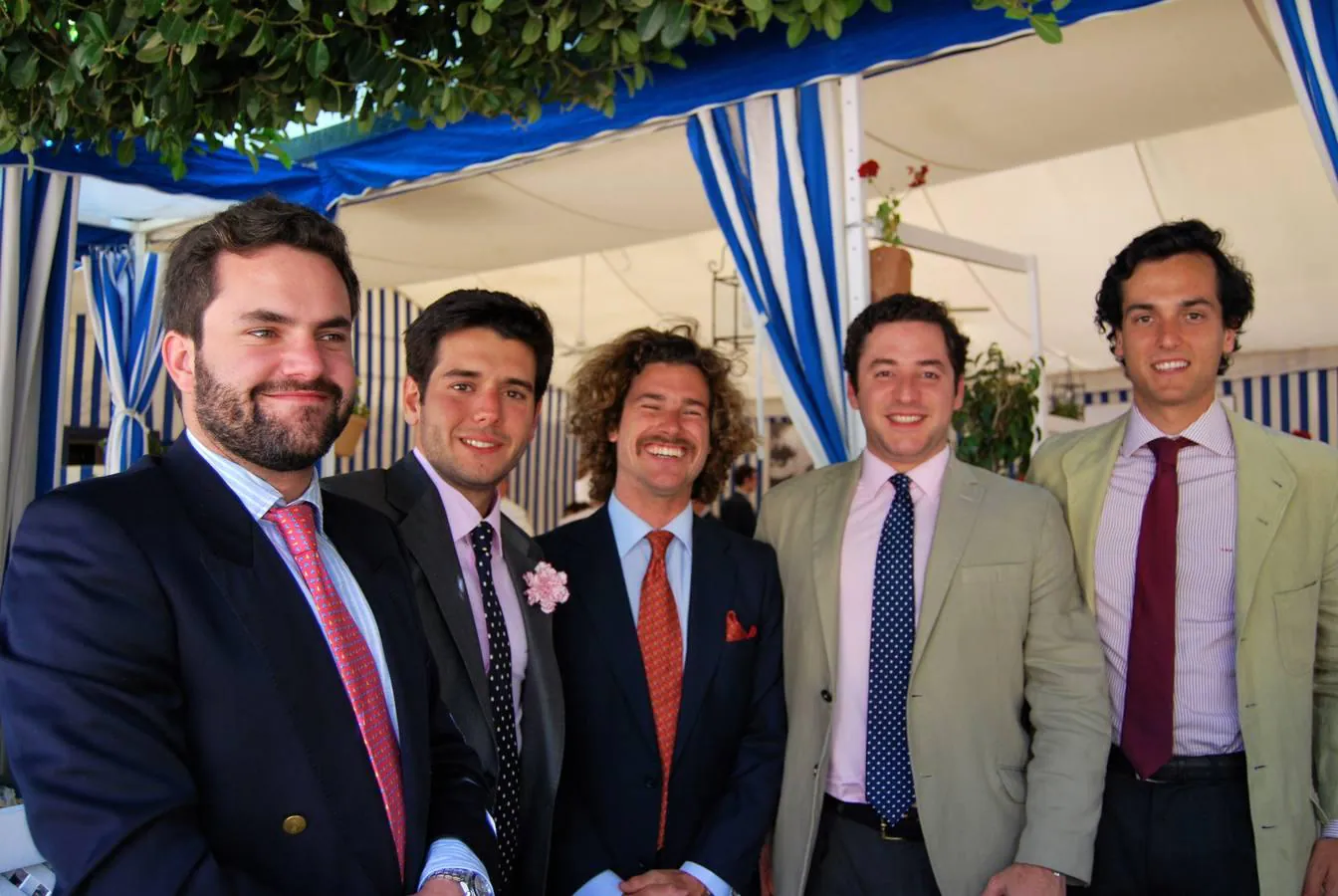 Luis Vega, Javier Manrique, Carlos Muller, Beltrán Díaz Criado e Ignacio Mora-Figueroa