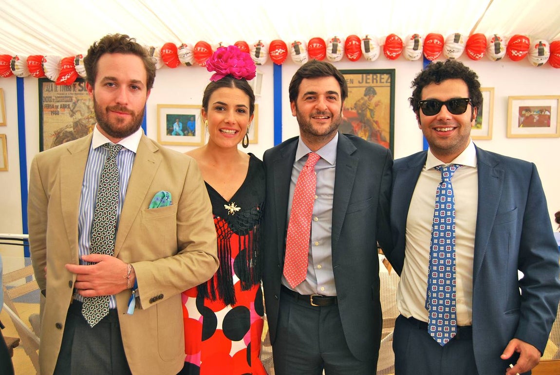 Juan Pemán, Blanca Eugui, Iñigo González y Jaime Delgado