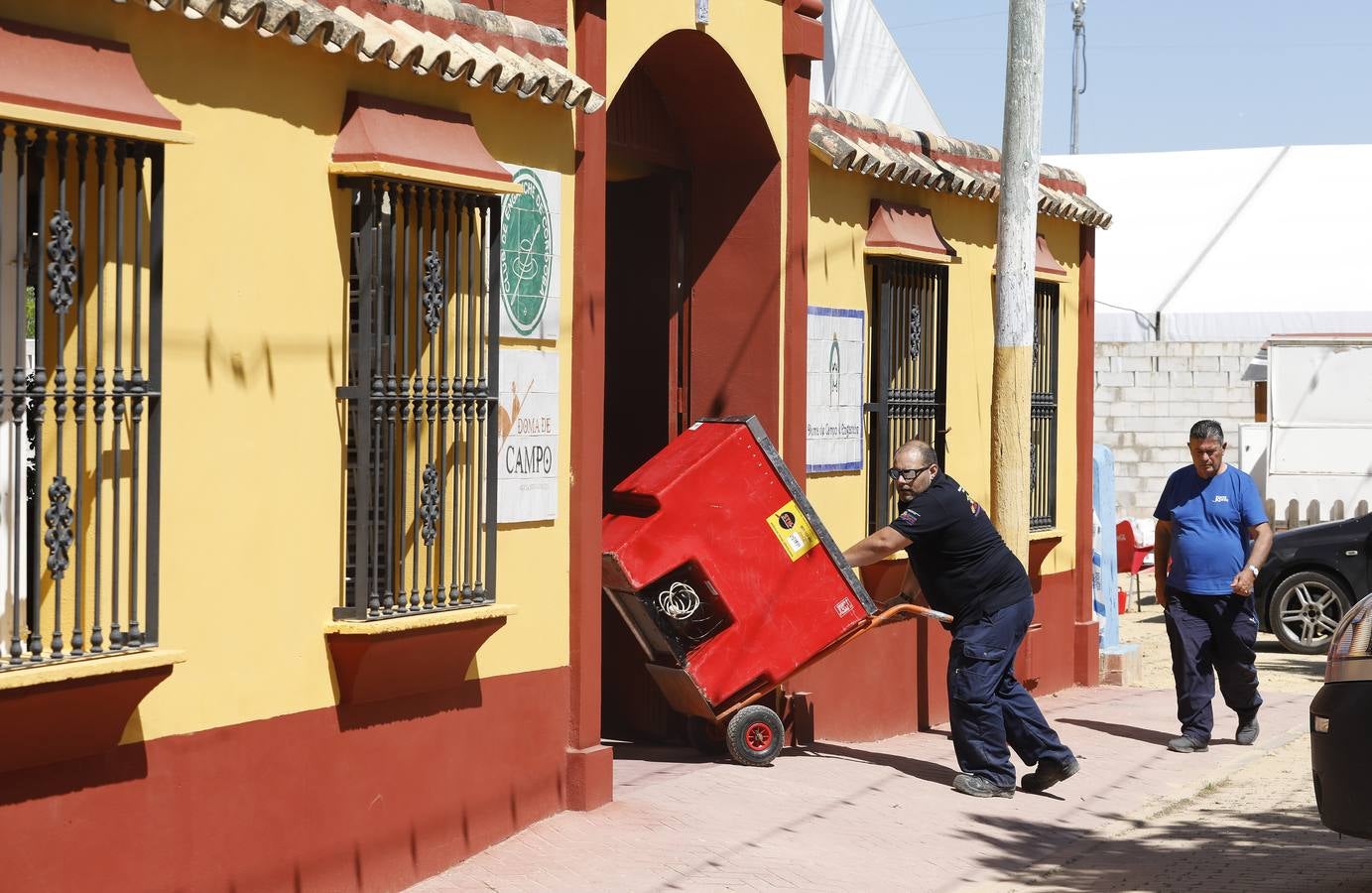 Preparativos de la Feria de Mayo de Córdoba de 2018, en imágenes