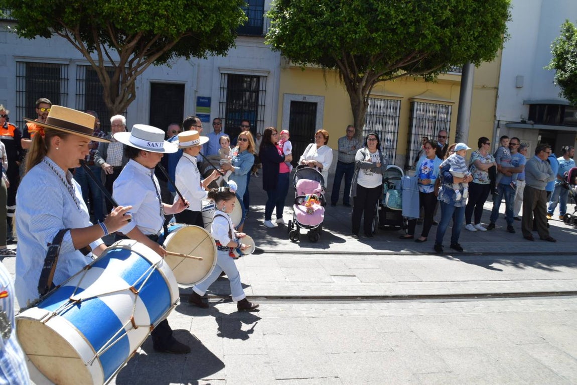Salida de la hermandad del Rocío de San Fernando