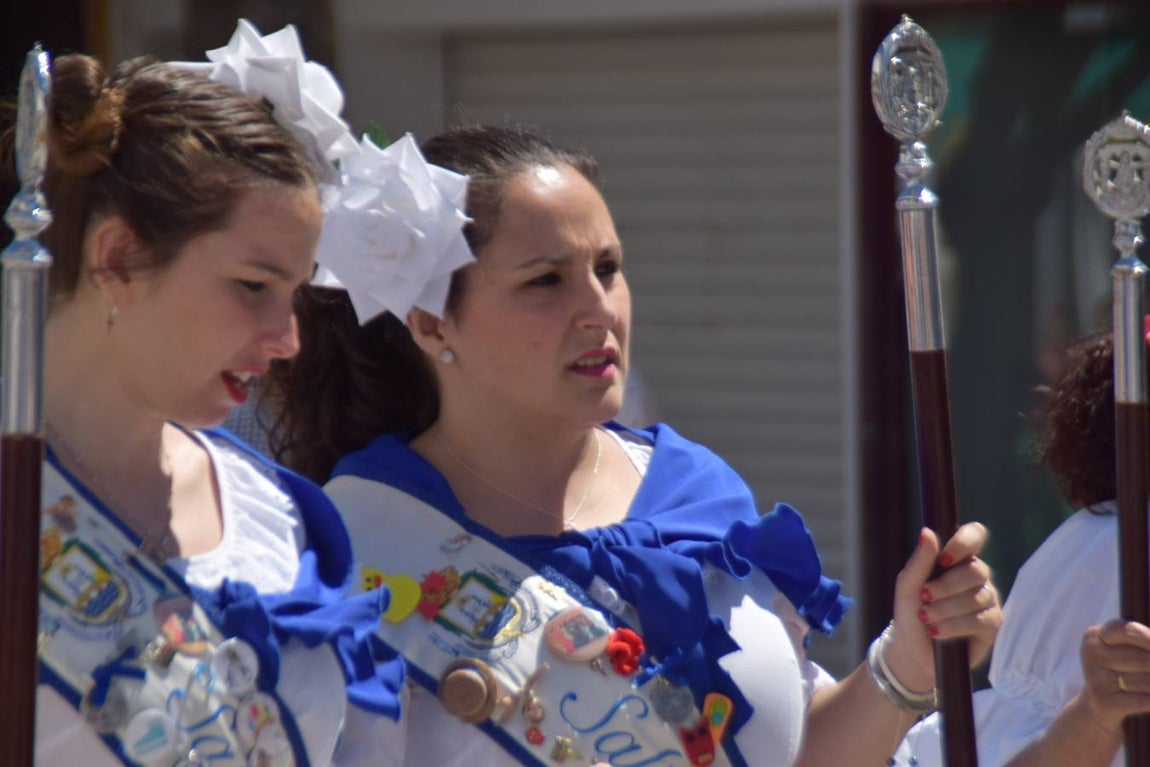 Salida de la hermandad del Rocío de San Fernando