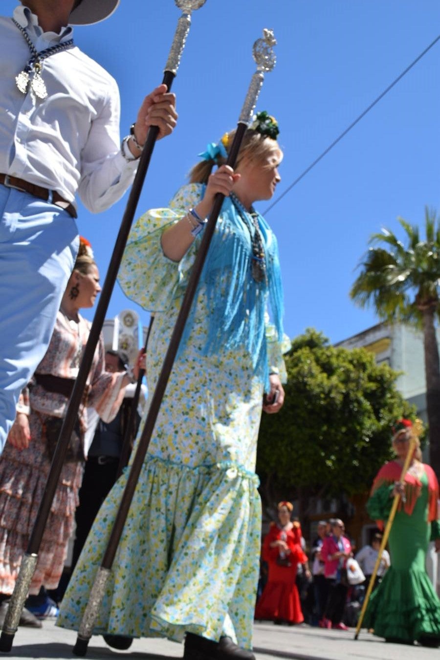 Salida de la hermandad del Rocío de San Fernando