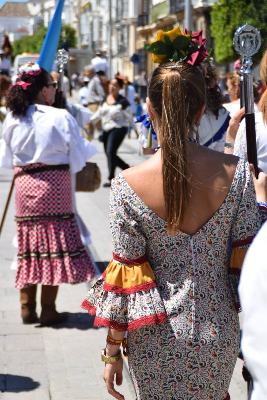 Salida de la hermandad del Rocío de San Fernando