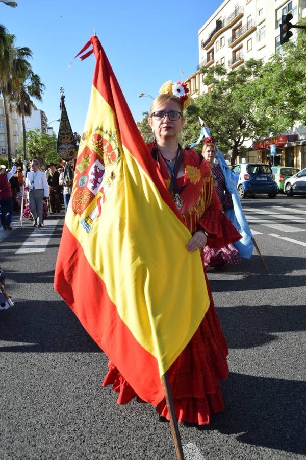 La hermandad del Rocío de Cádiz inicia su camino hacia la Aldea