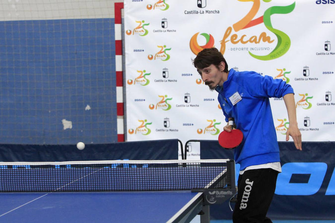 Fecam organiza el XVI Campeonato Regional de Tenis de Mesa