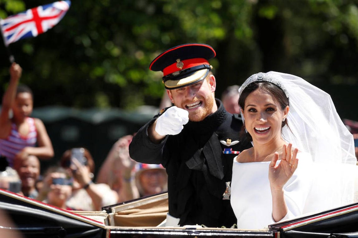 Las mejores imágenes de la boda de Meghan Markle y el Príncipe Harry