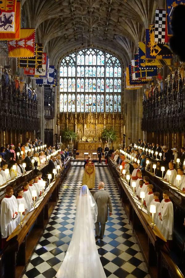Las mejores imágenes de la boda de Meghan Markle y el Príncipe Harry