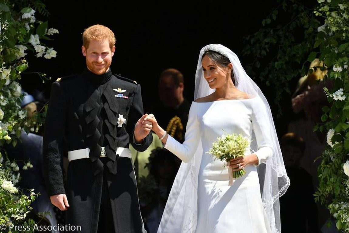 Las mejores imágenes de la boda de Meghan Markle y el Príncipe Harry