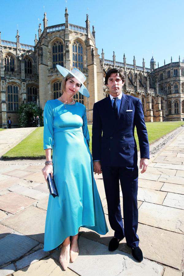 La exmodelo Delfina Blaquier y su marido, el polista argentino Nacho Figueras, han sido los primeros en llegar al Castillo de Windsor. 