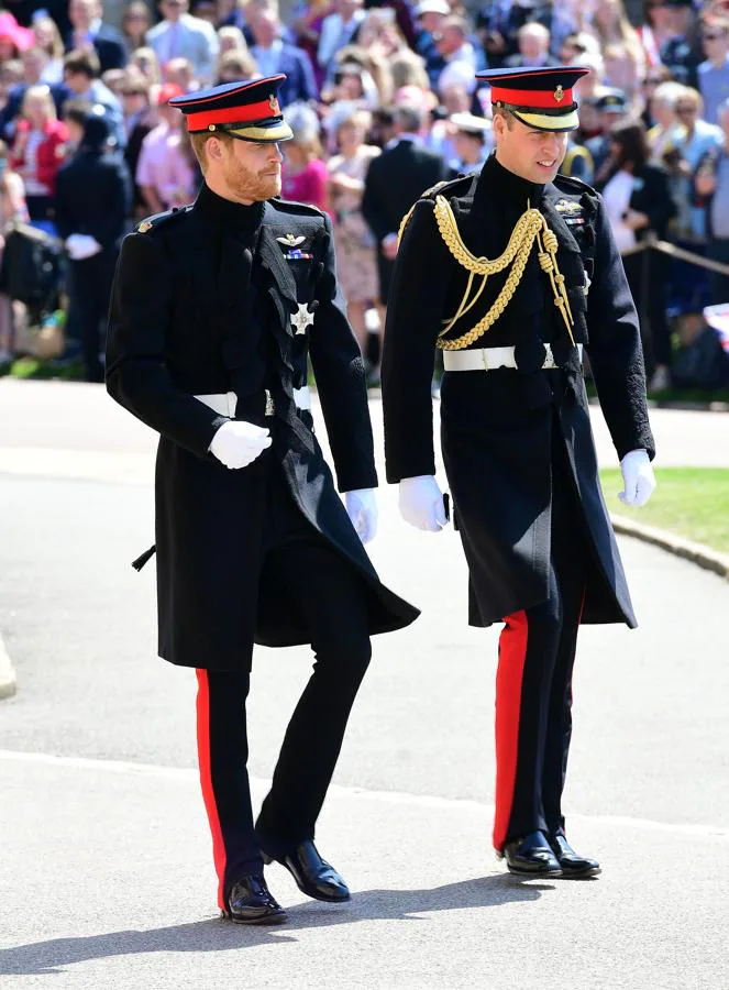 El Príncipe Harry y Guillermo. 