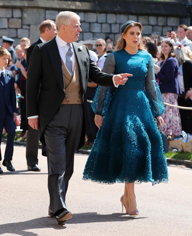 El Príncipe Andrés y Beatriz de York. 