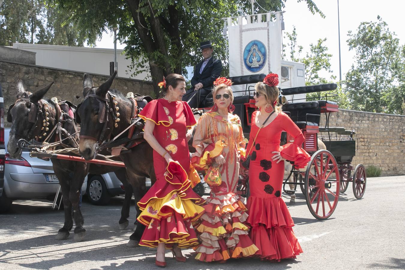 La misa y traslado del estandarte de la Virgen de la Salud de Córdoba, en imágenes