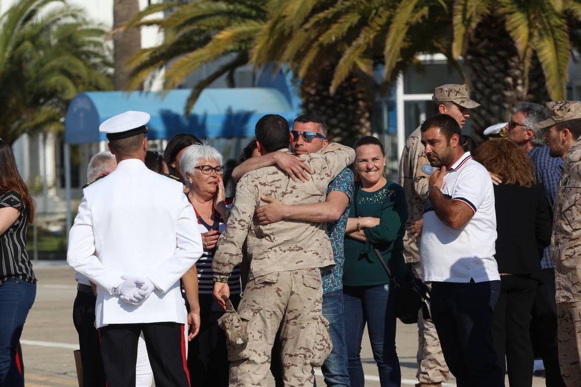 Fotos: Llegada del cuerpo de Antonio Carrero Jiménez a Rota