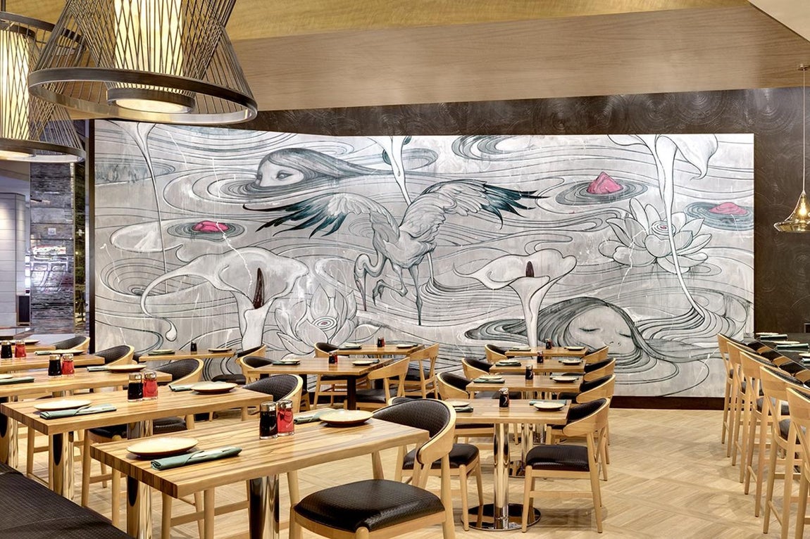 Murales. Además de cuadros, por todo el complejo hay murales hechos por los mejores artistas urbanos del mundo