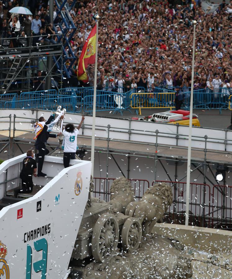 Las mejores imágenes de la celebración del Real Madrid