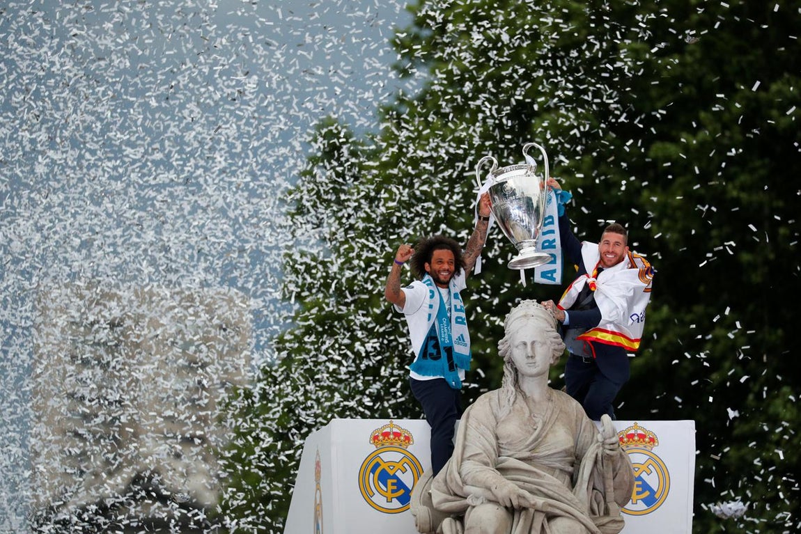 Las mejores imágenes de la celebración del Real Madrid