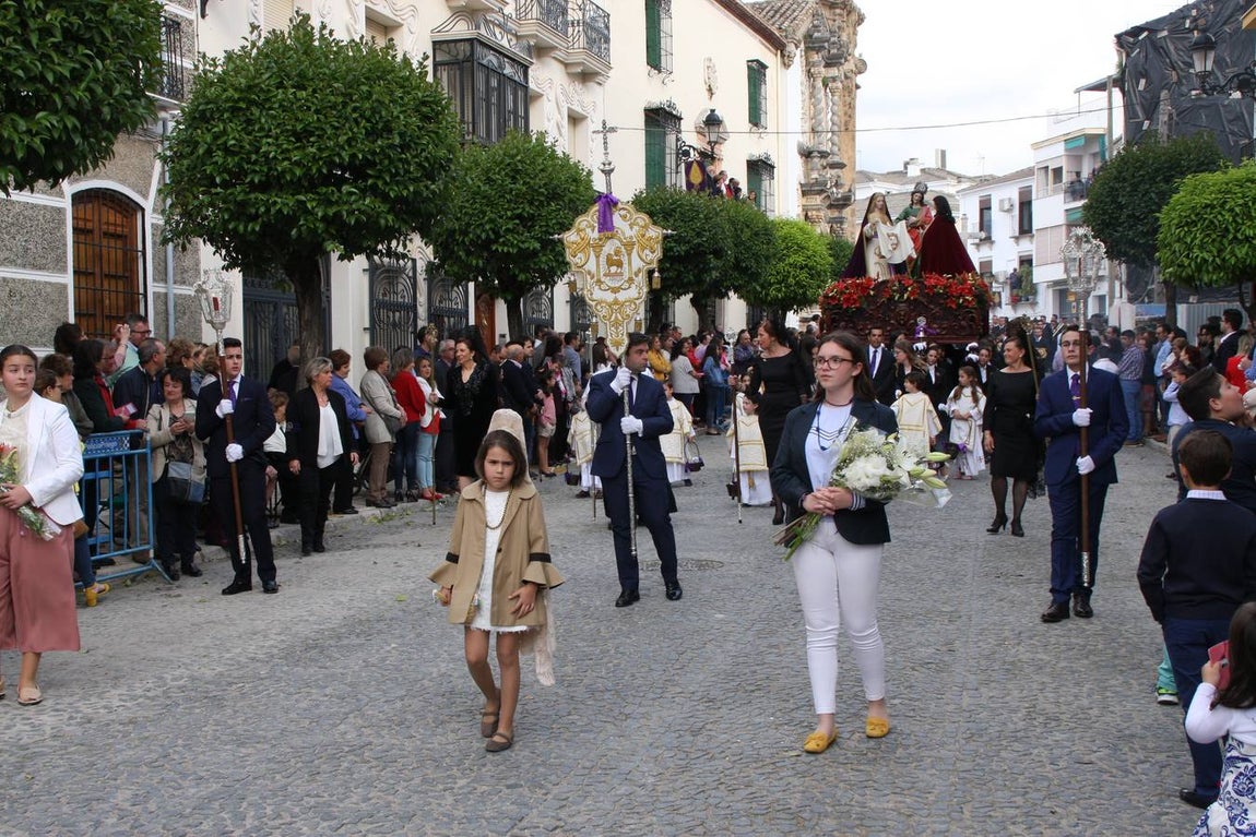 En imágenes, la salida extraordinaria de Jesús Nazareno en Priego de Córdoba