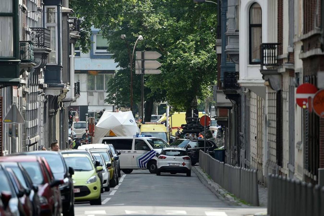 Un hombre mata a tres personas en Lieja (Bélgica), entre ellos dos policías. 