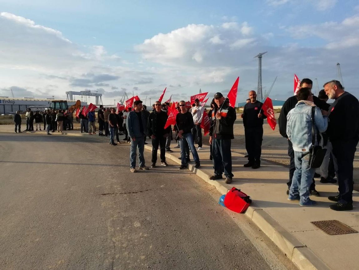 Protestas por la precariedad y el cumplimiento del convenio del Metal de Cádiz