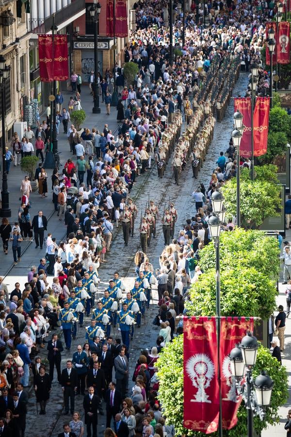 En imágenes, una mañana radiante de Corpus Christi