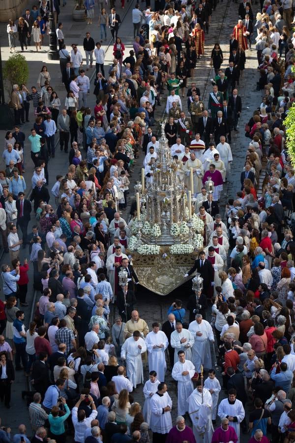 En imágenes, una mañana radiante de Corpus Christi