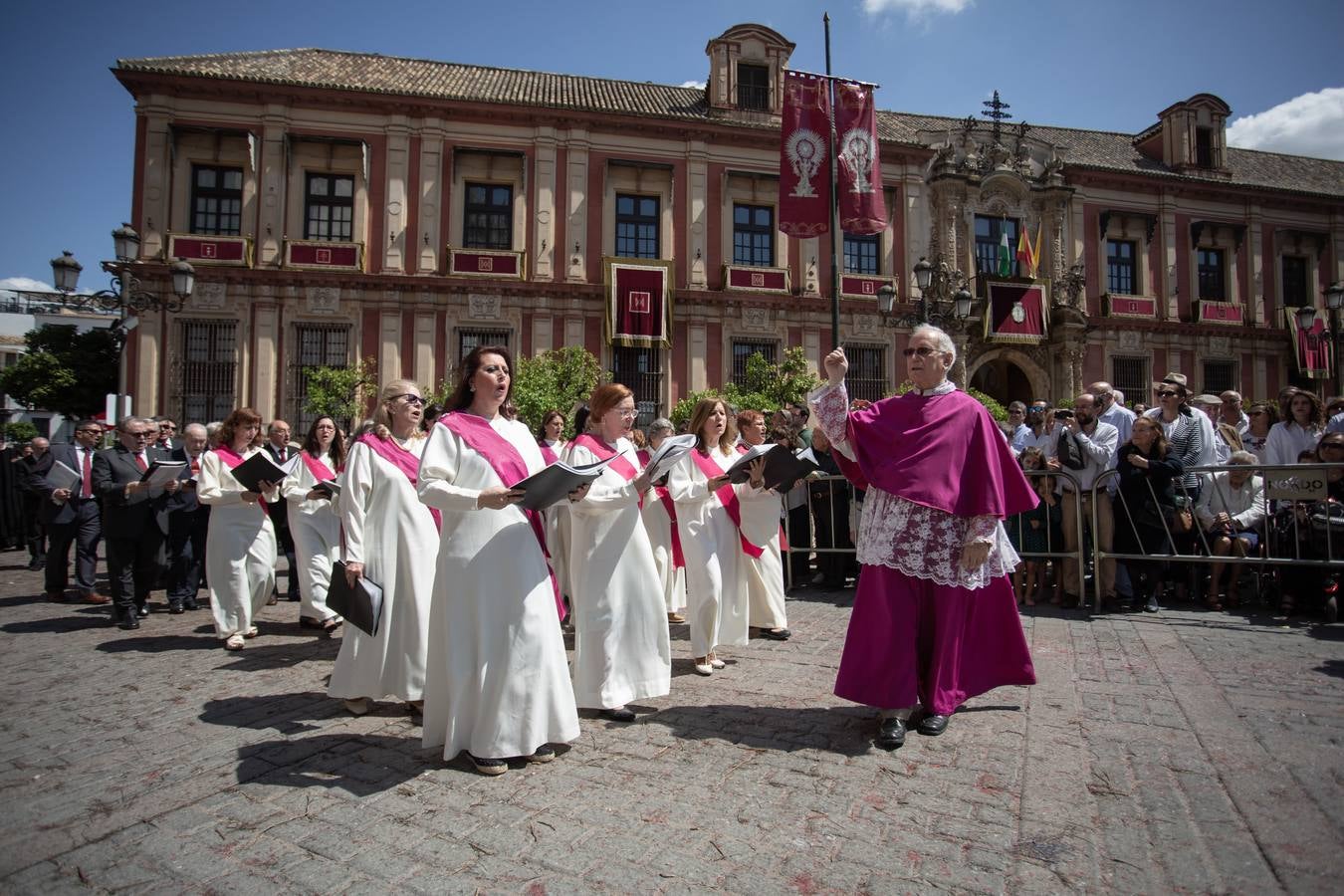 En imágenes, una mañana radiante de Corpus Christi