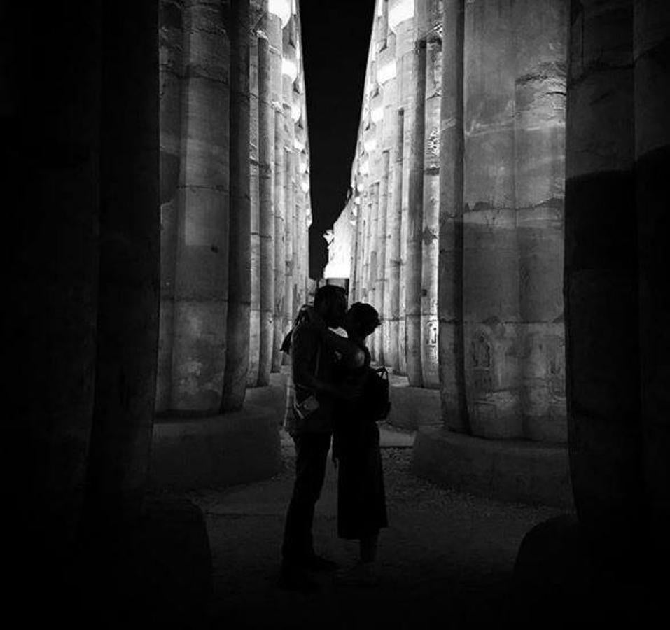 Risto Mejide. Con esta bonita foto celebra el presentador que hace tres años conoció a su mujer, Laura Escanes. Juntos han disfrutado de un viaje por Egipto con motivo de su primer aniversario