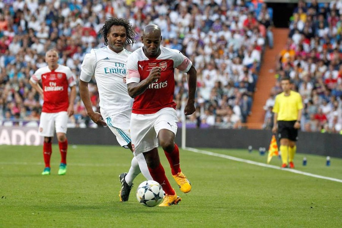 Karembeau volvió a jugar en el Bernabéu. 