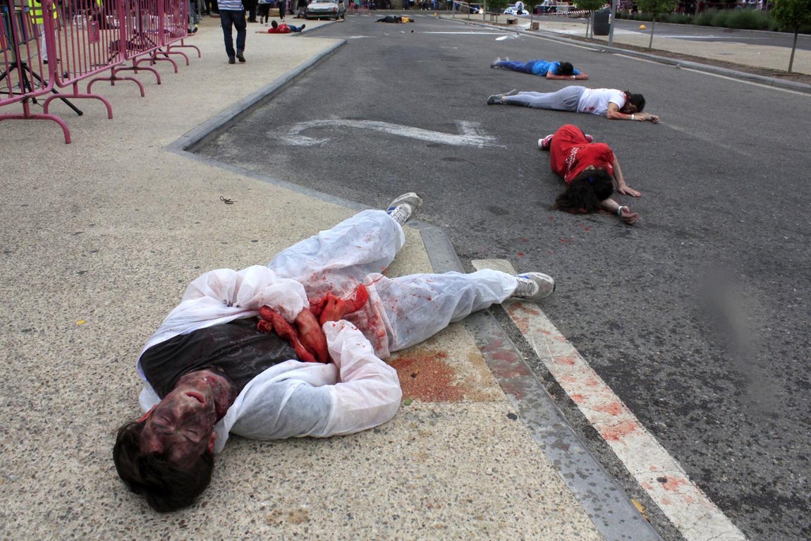 El simulacro de atentado terrorista de Toledo, en imágenes