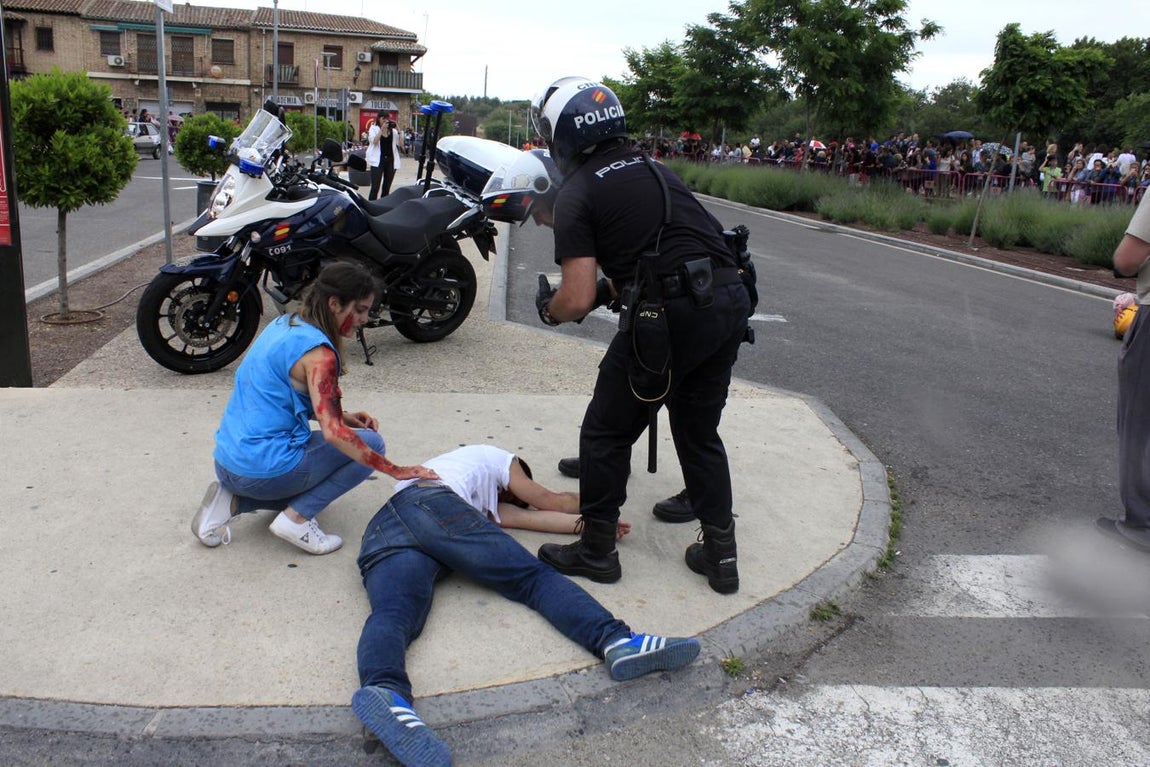 El simulacro de atentado terrorista de Toledo, en imágenes