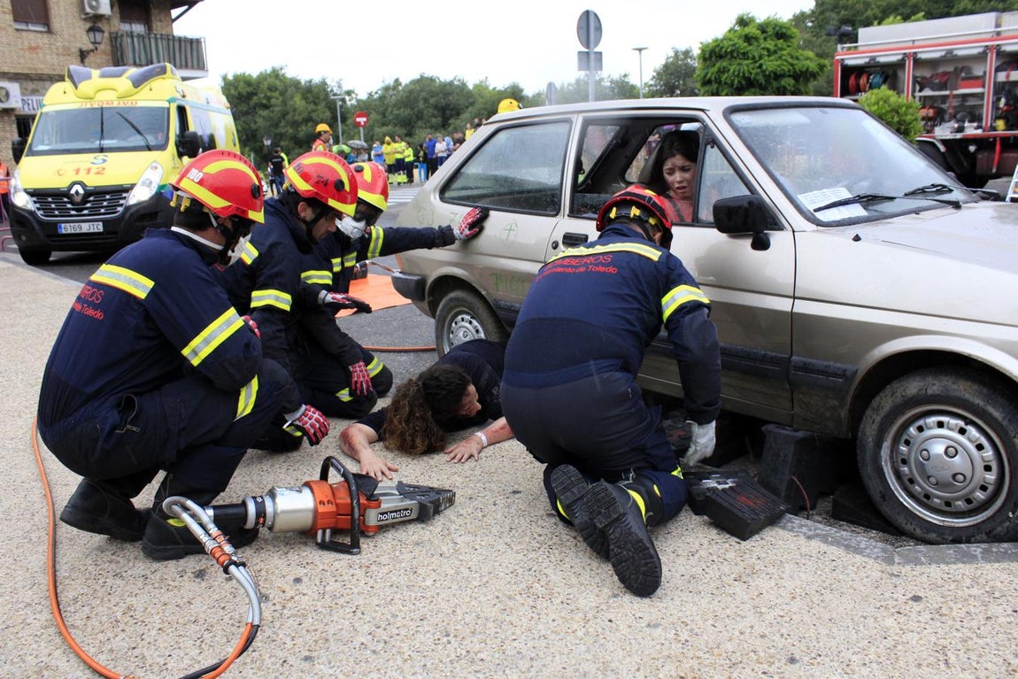 El simulacro de atentado terrorista de Toledo, en imágenes