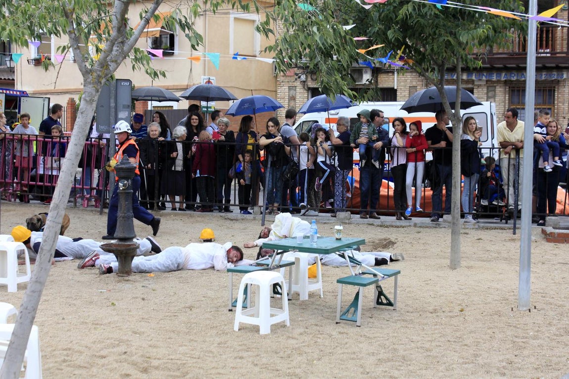 El simulacro de atentado terrorista de Toledo, en imágenes