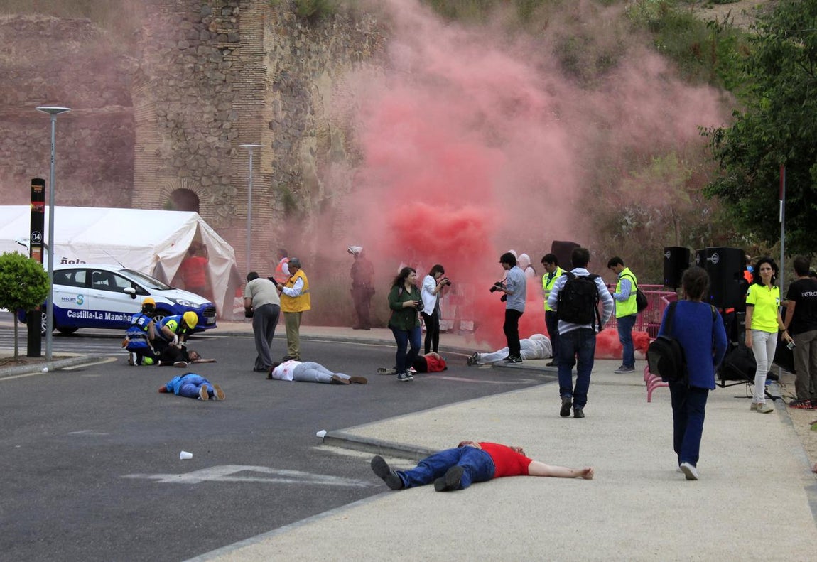 El simulacro de atentado terrorista de Toledo, en imágenes