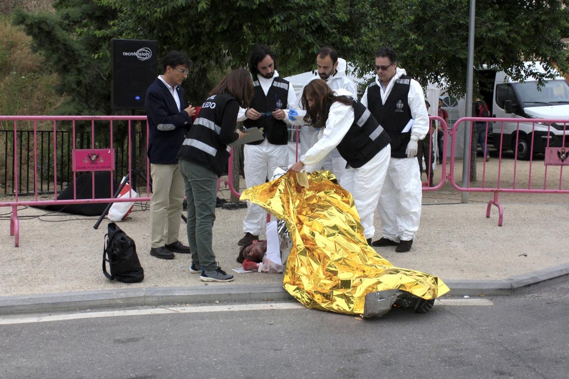 El simulacro de atentado terrorista de Toledo, en imágenes
