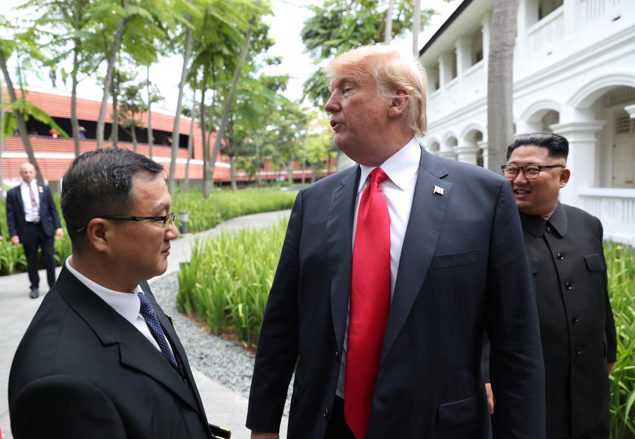 La histórica cumbre entre Donald Trump y Kim Jong-un, en imágenes