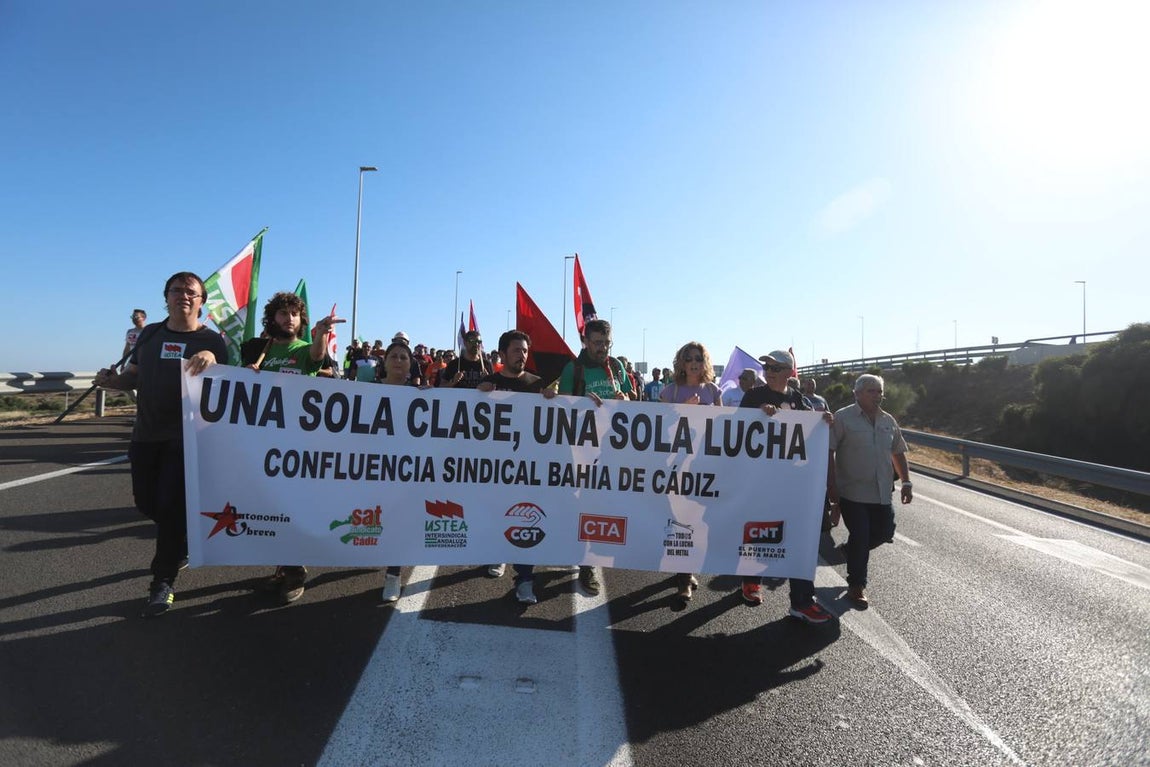 Las imágenes de la huelga del metal en la Bahía de Cádiz
