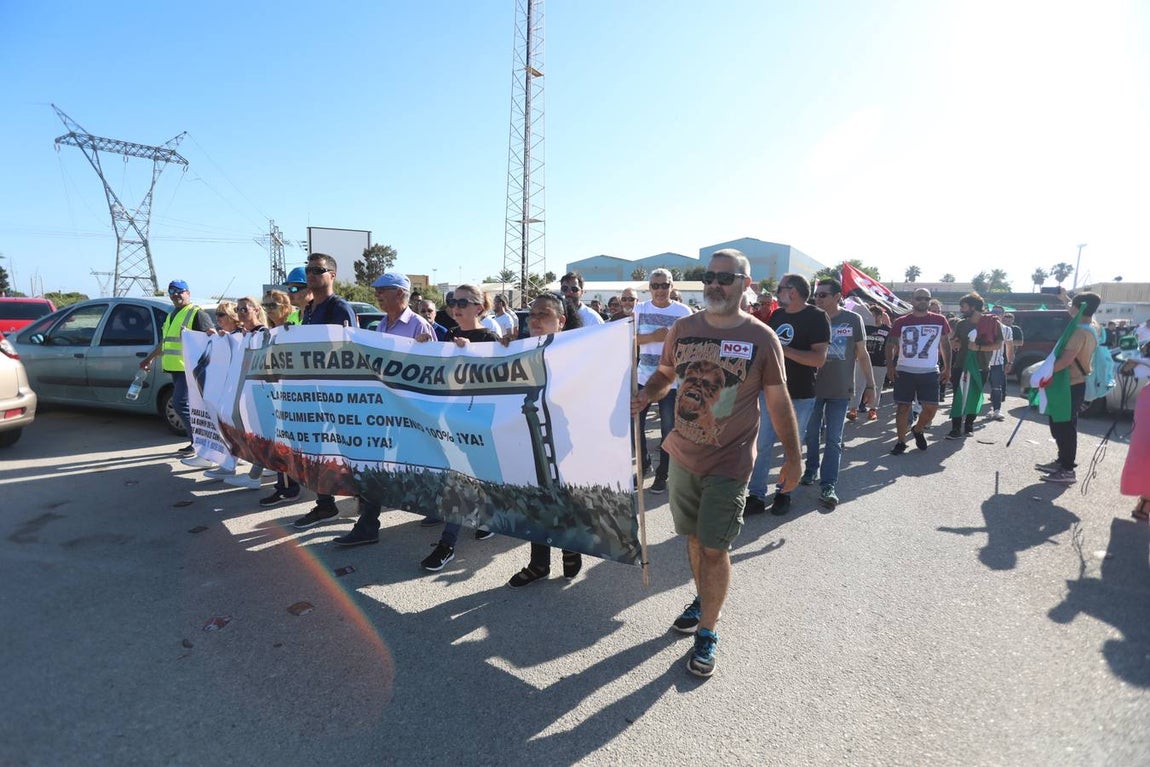 Las imágenes de la huelga del metal en la Bahía de Cádiz