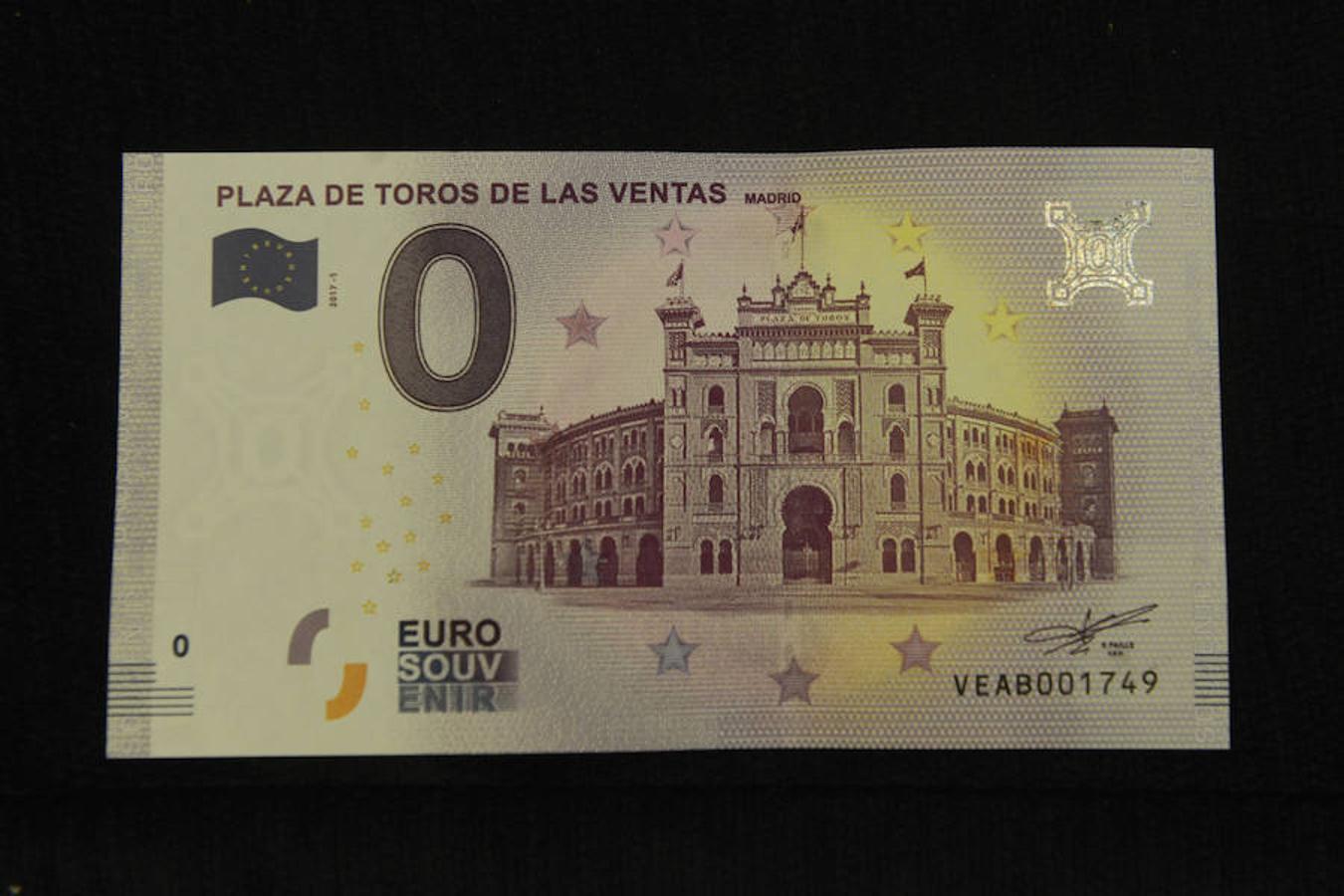 5. Billete de 0 euros de la Plaza de Toros de Las Ventas