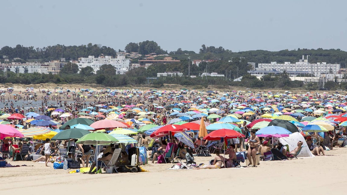 Playa de Valdelagrana en El Puerto