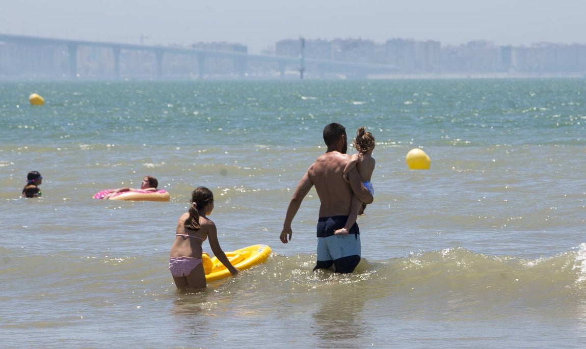 Playa de Valdelagrana en El Puerto