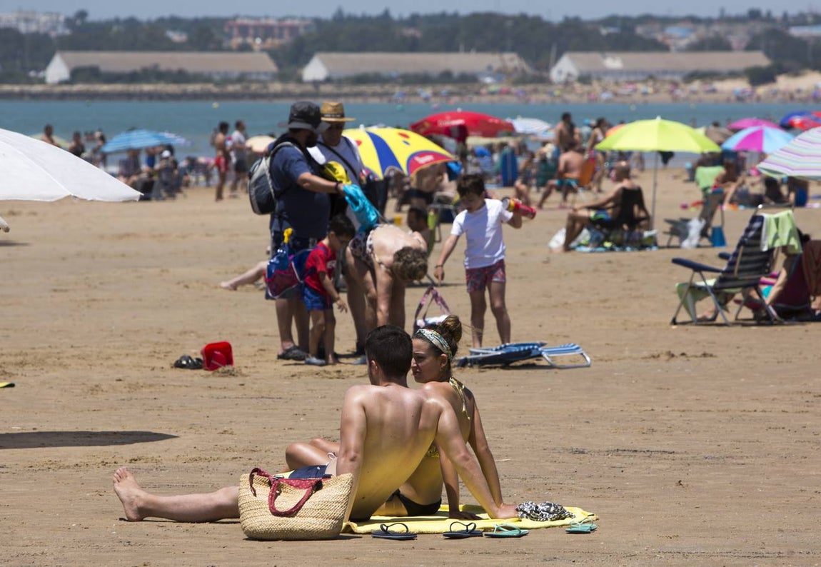 Playa de Valdelagrana en El Puerto