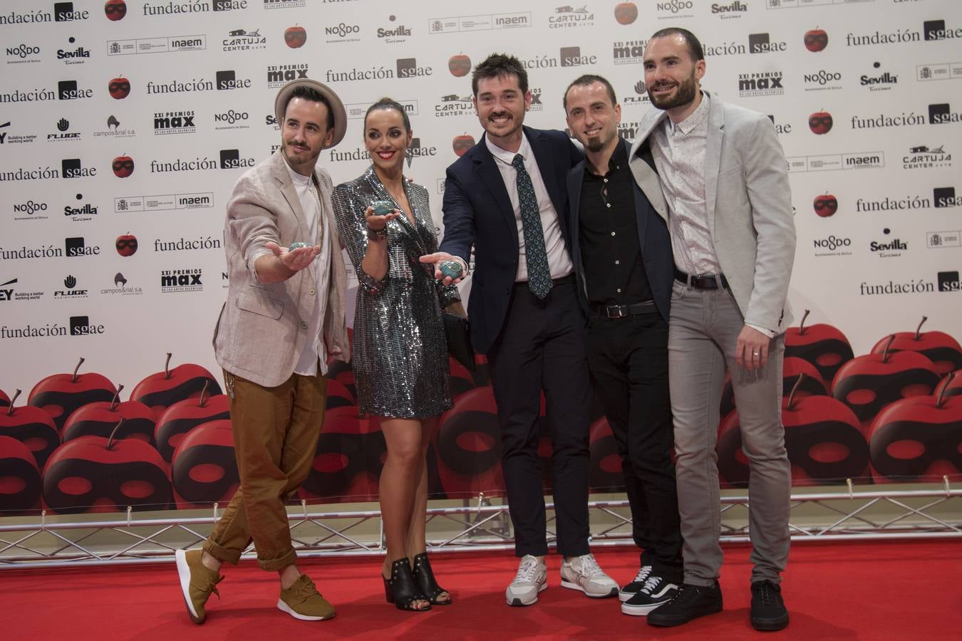 La alfombra roja de los Premios Max en Sevilla (I)