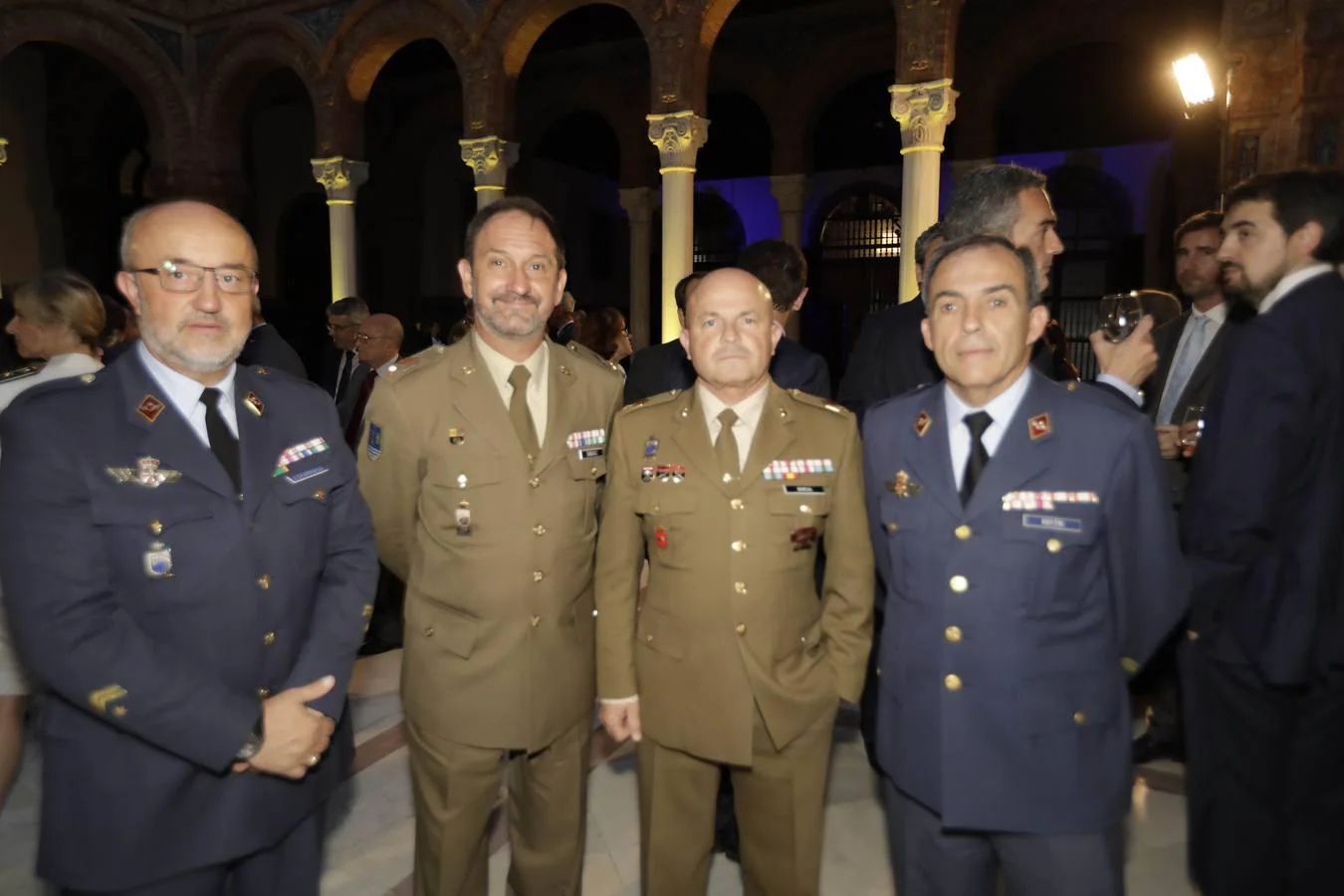 Juan María Espárraga Gutiérrez, Pedro Sánchez Martínez, Francisco Remesal Ruiz y Antonio Royón Baena