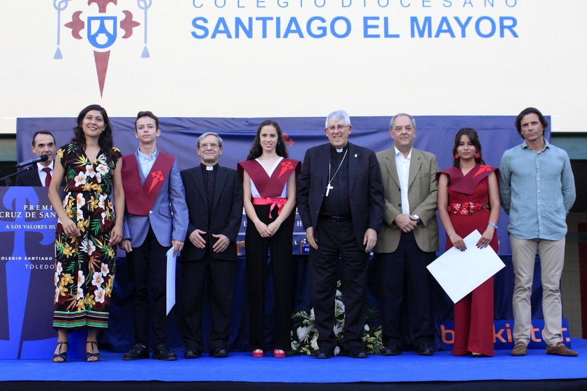 La graduación de los alumnos del colegio Santiago el Mayor de Toledo, en imágenes