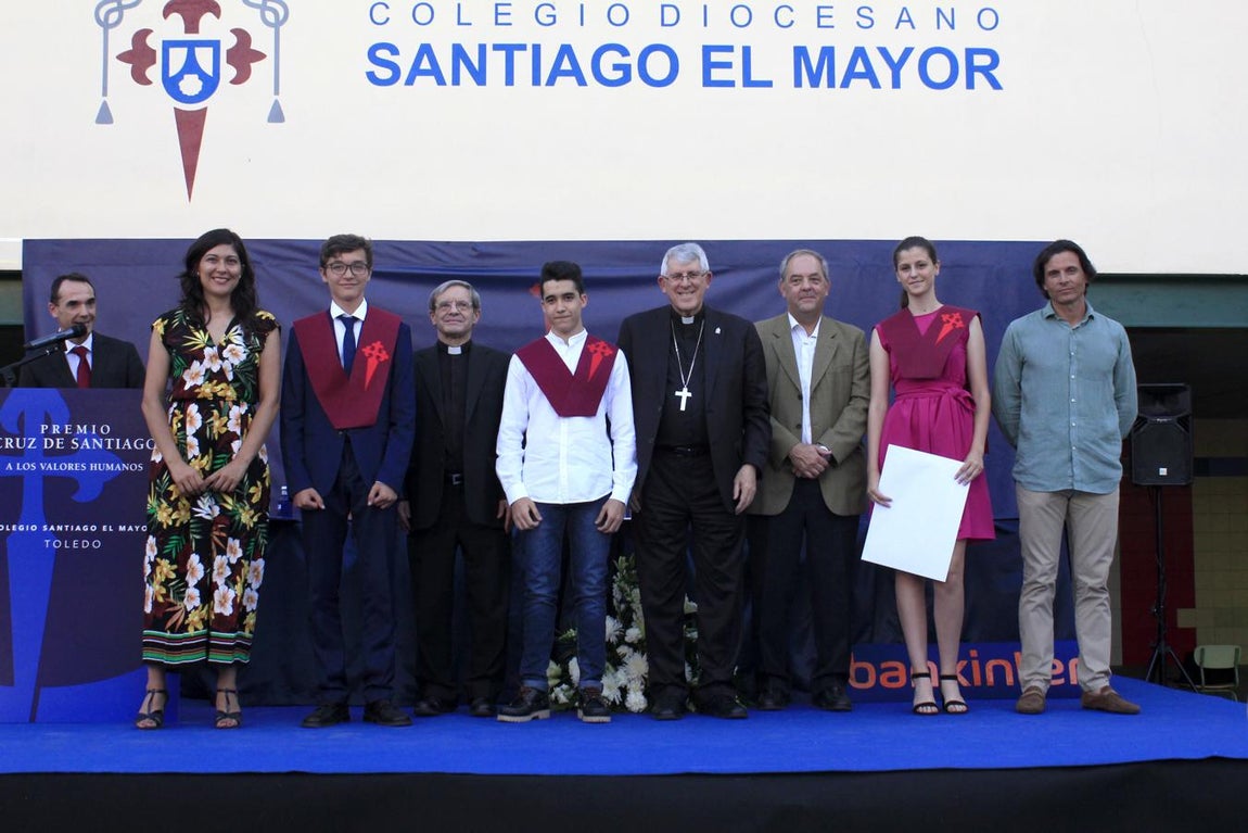 La graduación de los alumnos del colegio Santiago el Mayor de Toledo, en imágenes