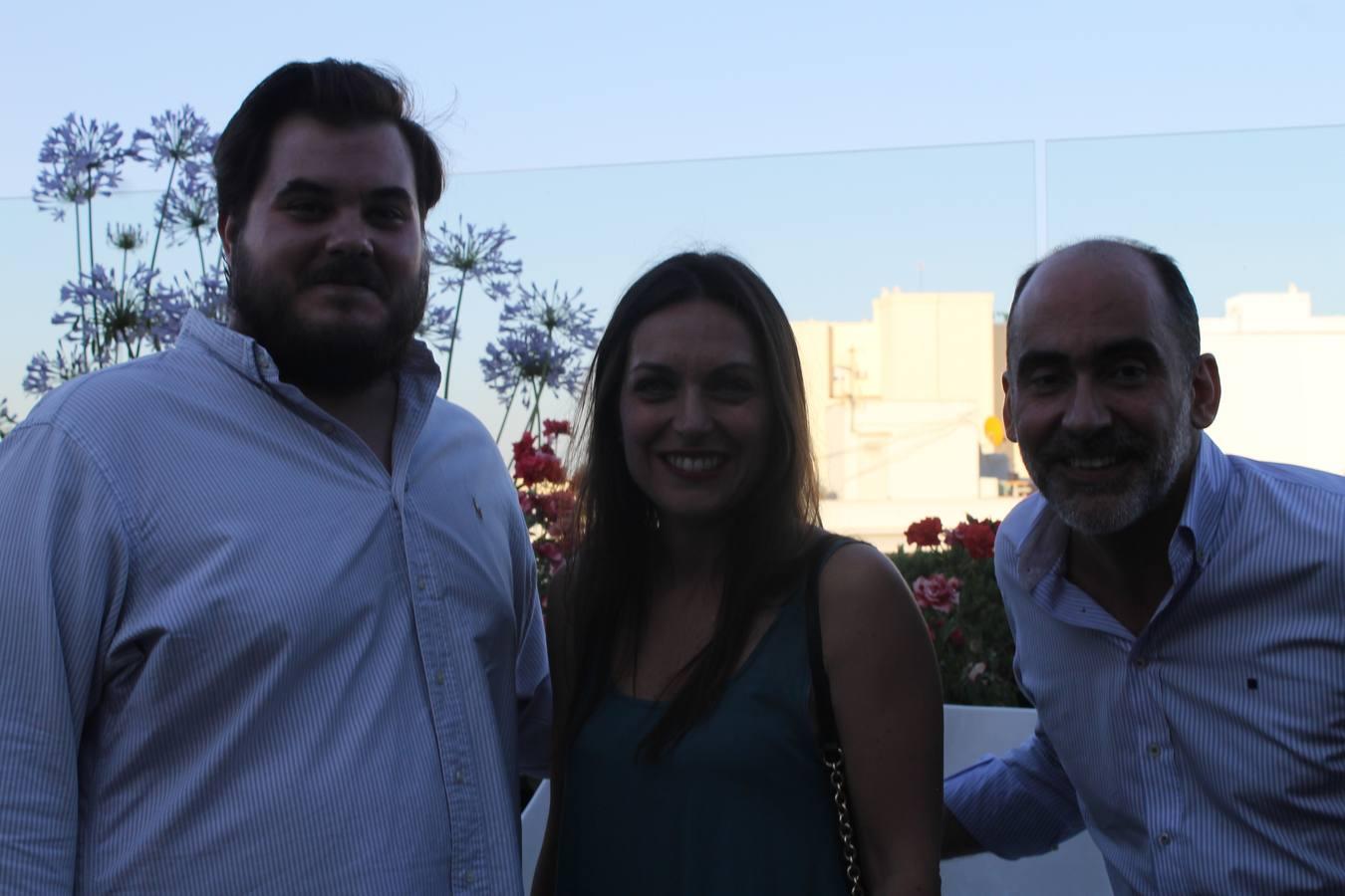 Javier Merino, Silvia Robles y Antonio Olivera