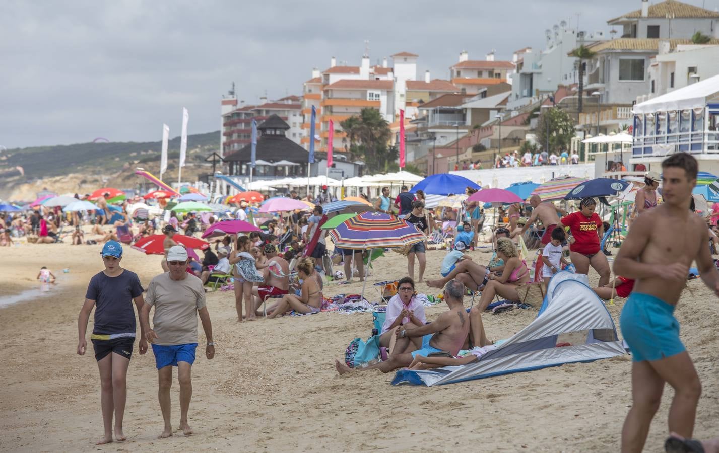 Primeros días de julio en la playa de Matalascañas