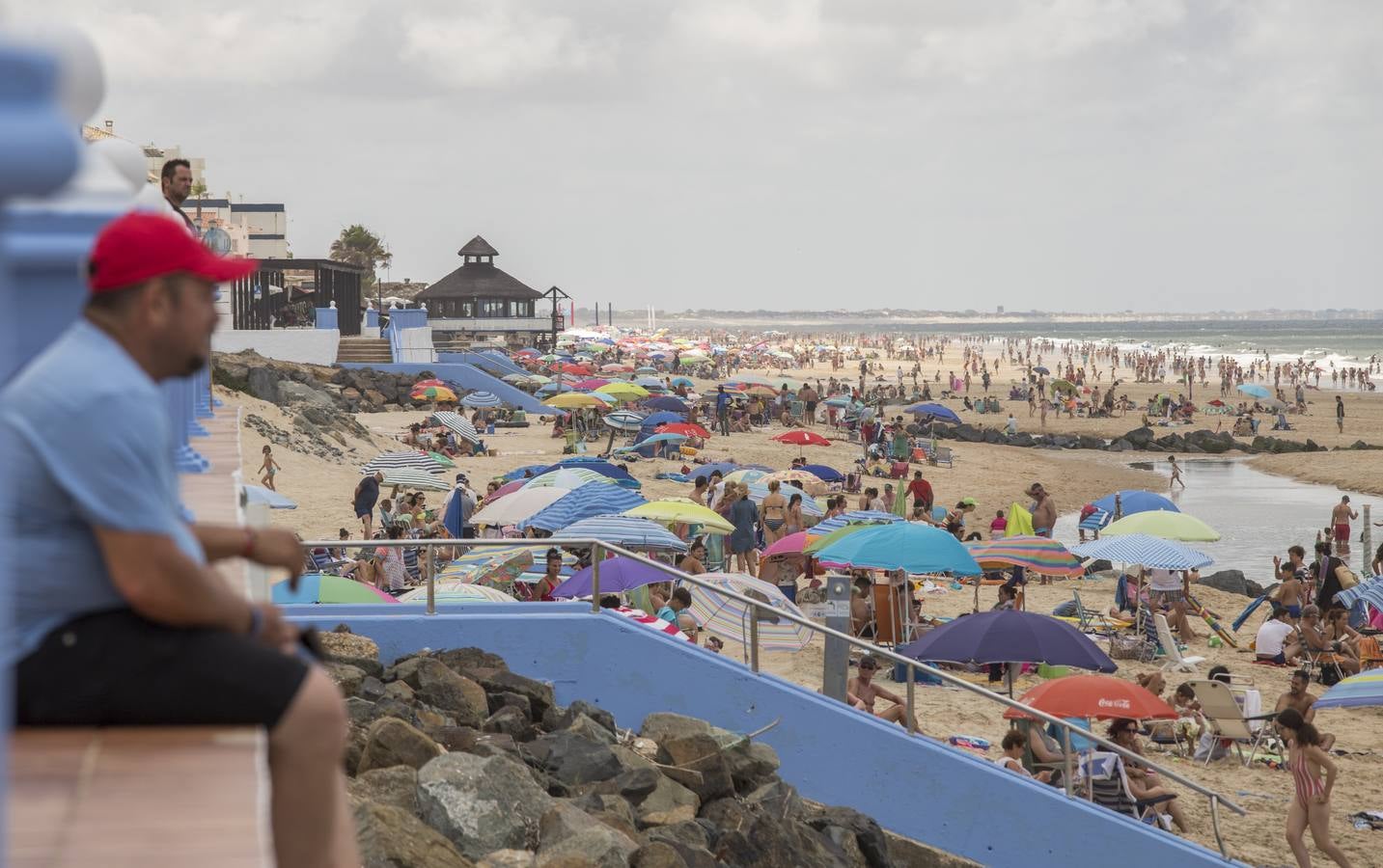 Primeros días de julio en la playa de Matalascañas