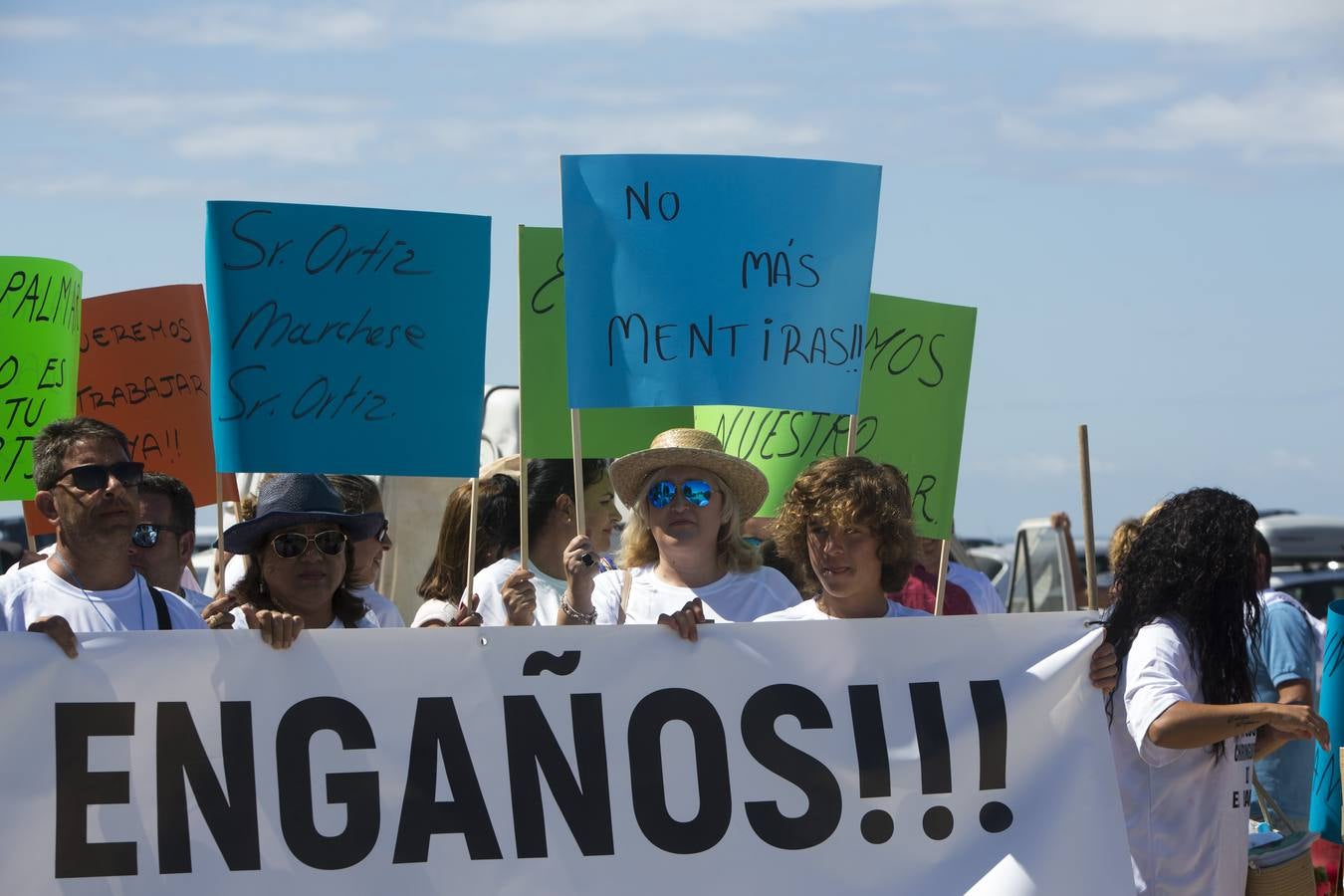 Manifestación en El Palmar