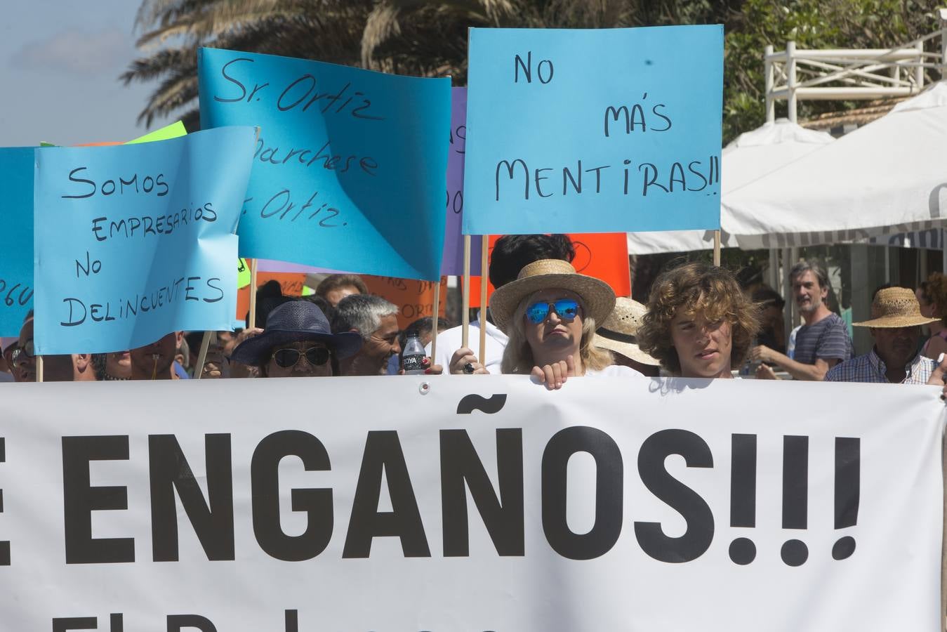 Manifestación en El Palmar